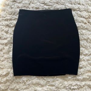 Express velvet bandage skirt